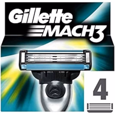 Gillette Mach 3 Blade  (4 pcs)