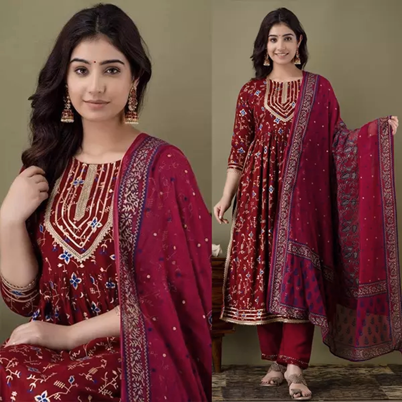Gown Three Piece