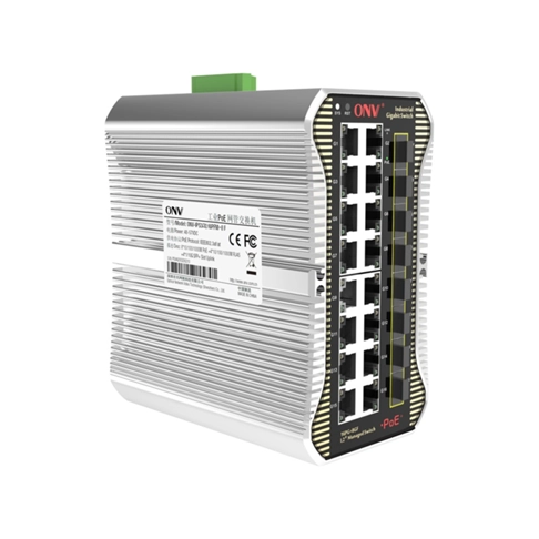 Gigabit 24-port L2+ managed industrial PoE switch (ONV-IPS33024PFM-8F)