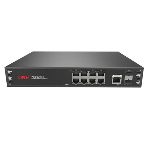Gigabit 10-port L2+ managed PoE switch