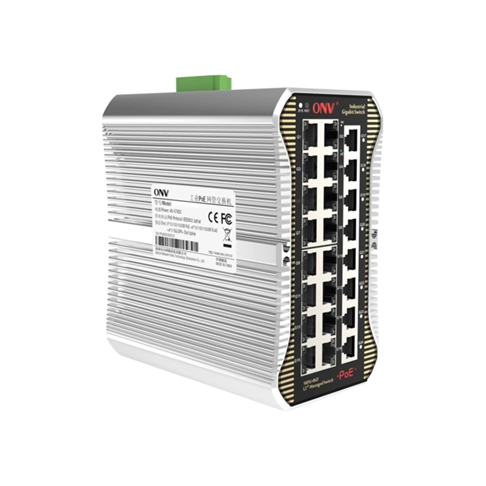 Gigabit 24-port L2+ managed industrial PoE switch