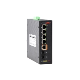 Gigabit 6-port L2+ managed industrial PoE switch