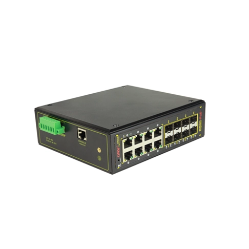 Gigabit 16-port L2+ managed industrial PoE switch