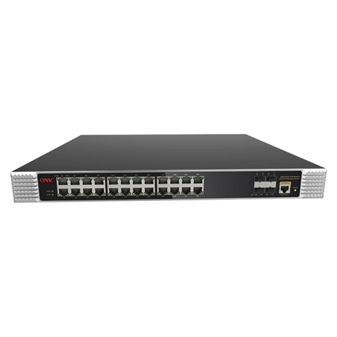 10G uplink 28-port L3 managed industrial PoE switch
