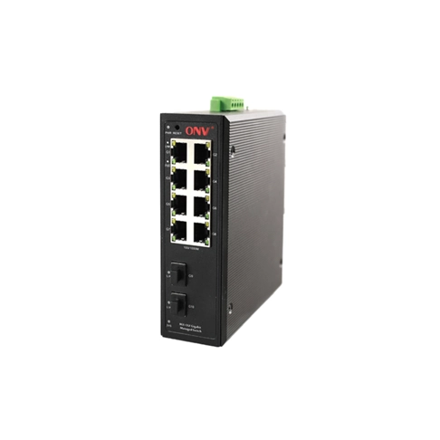 Gigabit 10-port Easy managed industrial PoE switch