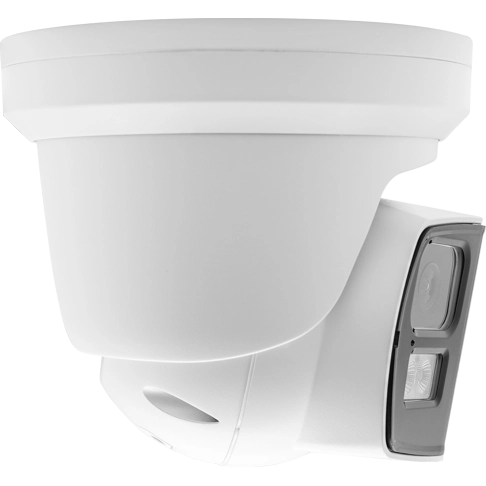 16MP VCA AI Face Detection Human & Vehicle Detection Dual Light dual lens Two Way Audio PoE Turret IP Camera