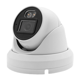 4MP UHD Dual-light Mini Fixed lens Turret PoE IP Camera