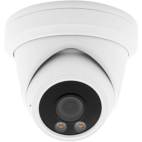 6MP Dual Lights Fixed Lens Waterproof Turret IP POE Camera