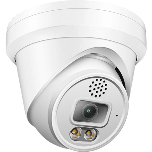 2MP PoE 24/7 Full Color Two Way Audio Turret IP camera