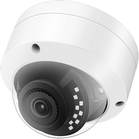 8MP@30fps 4K UHD dome POE IP camera