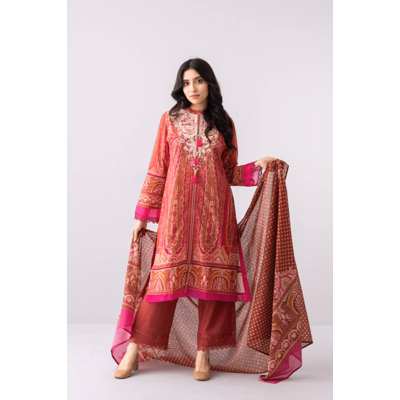 Printed Three Piece Lawn Salwar Kameez Suit