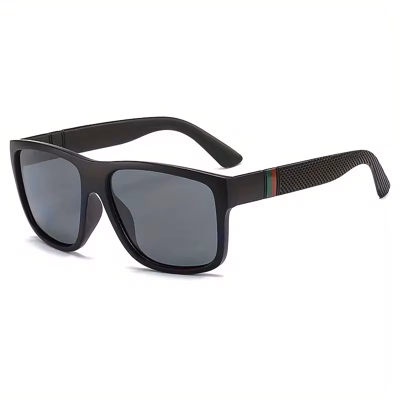 Men Vintage Plastic Male Sun Glasses Women Stylish Black Sport Shades UV400