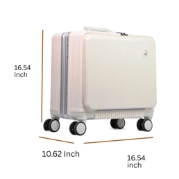 Pailodge Premium Ribbed Hard-Shell Travel Luggage