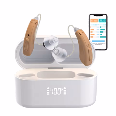 Wireless Aparelho Auditivo Audifonos